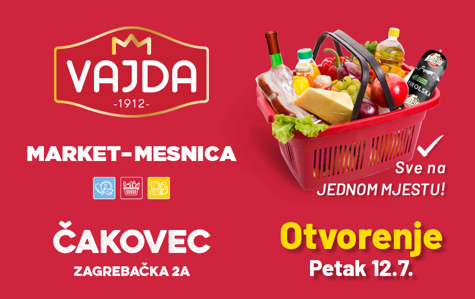 Čakovec dobiva novu, najveću dosad Vajda market-mesnicu