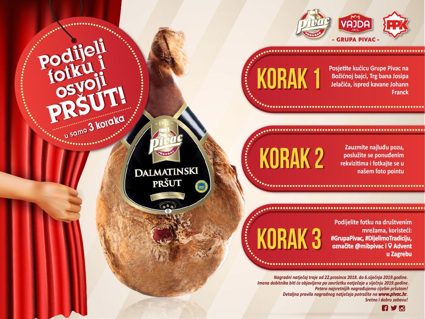 NAGRADNI NATJEČAJ „Podijeli fotku i osvoji pršut“