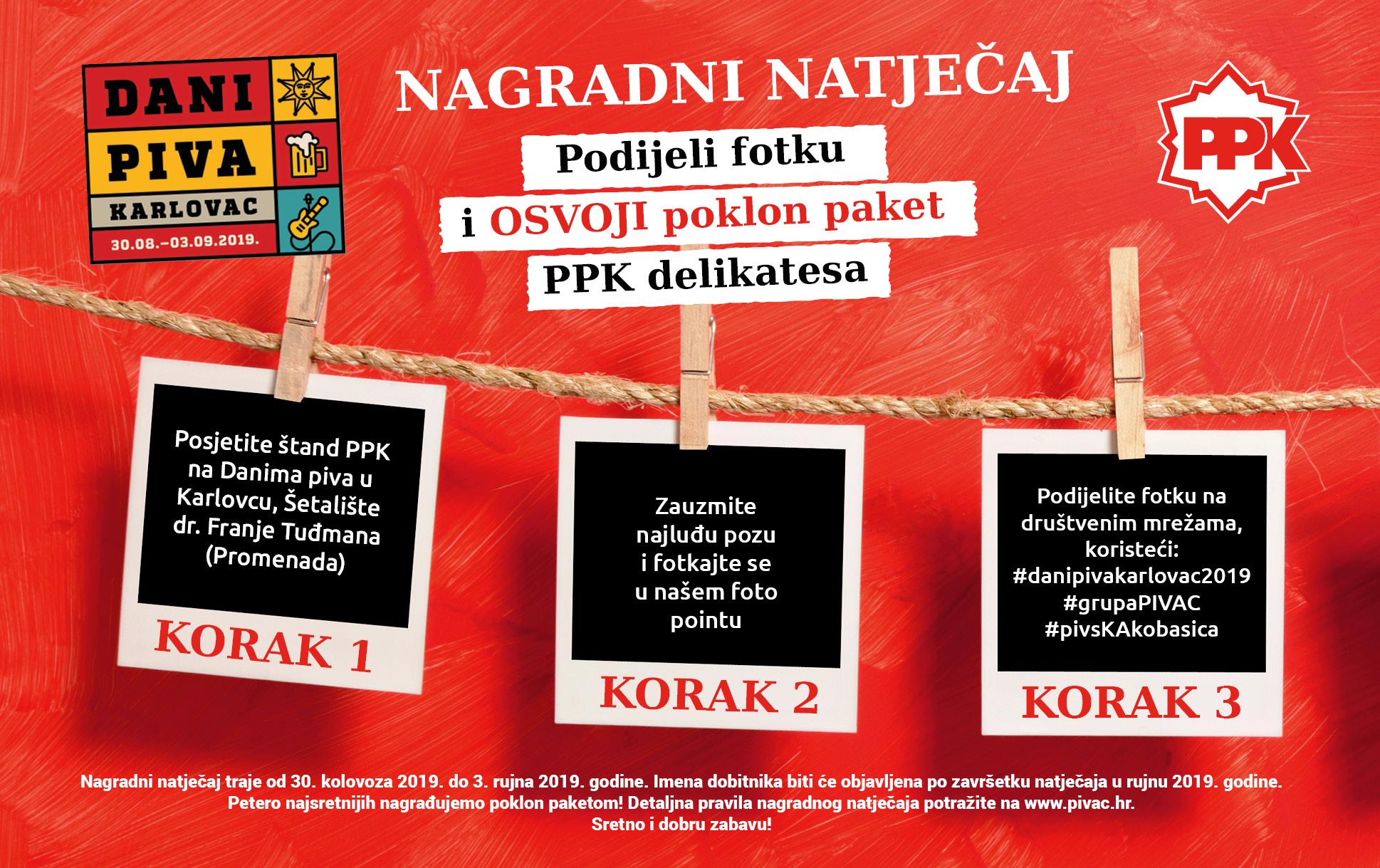 NAGRADNI NATJEČAJ „Podijeli fotku i osvoji poklon paket PPK delikatesa“