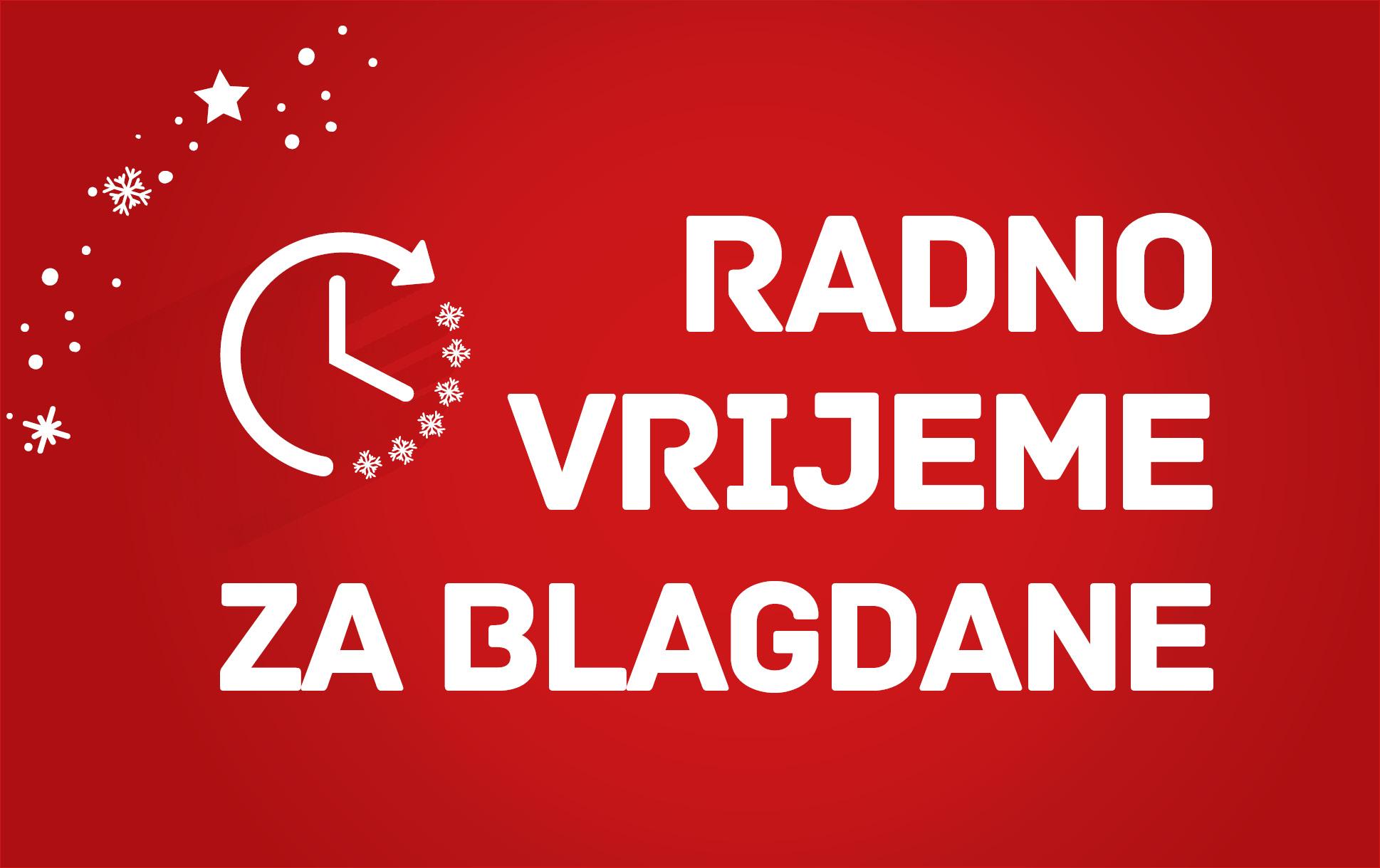 Radno vrijeme Pivac maloprodaja za blagdane
