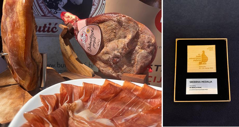 Srebrna medalja za PIVAC Dalmatinski pršut!
