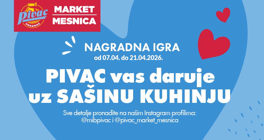 PRAVILNIK NAGRADNE IGRE "Pivac vas nagrađuje uz Sašinu kuhinju!"