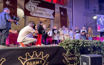 Pivac Dalmatinsku pršut na festivalu Prosciutto di Parma u Italiji